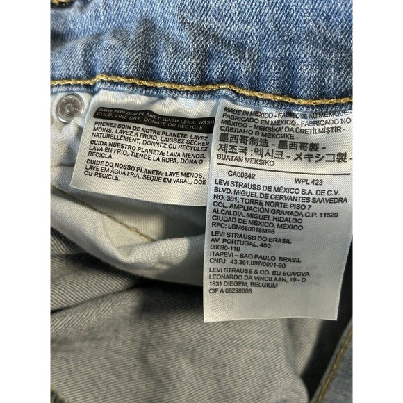 LEVI’S 505 Men’s Jeans Size 31x30 Regular Fit Straight Leg Mid-Rise Medium Wash - Picture 6 of 11